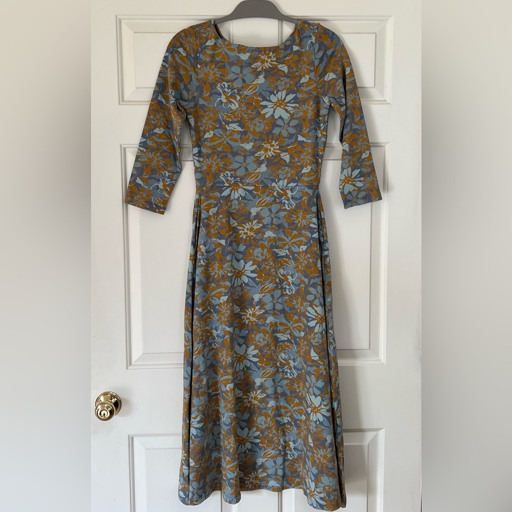 Pact organic open back dress